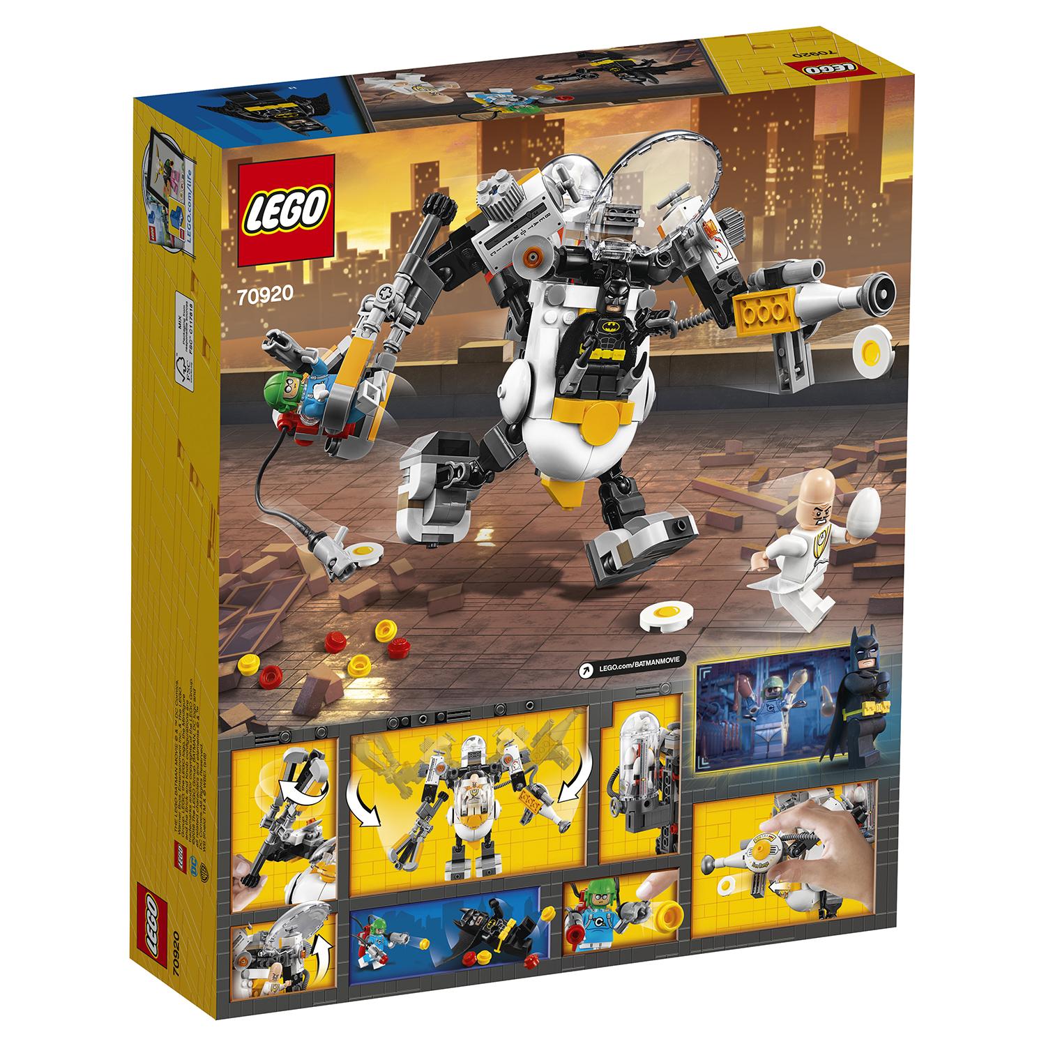 Конструктор Lego Batman Movie – Бой с роботом Яйцеголового  